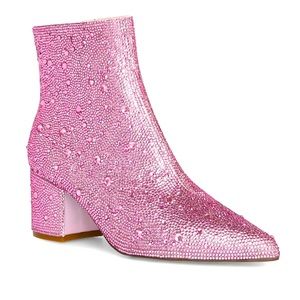 RARE Betsey Johnson Kyla Bootie Pink Women’s Size 11 NEVER WORN